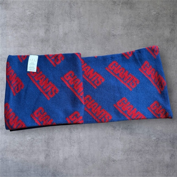 WEAR by Erin Andrews New York Giants Team Wordmark Scarf NWOT - Picture 4 of 4